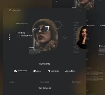 Fashion World— Luxury Fashion E-Commerce UI/UX Redesign Interface Showcase