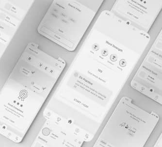 Quran App Wireframe Design Interface Showcase