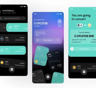 Finance App Design Interface Showcase