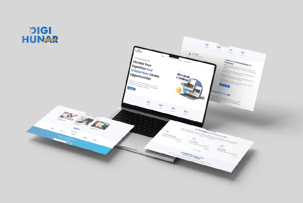 modern, responsive web platform design Interface Showcase